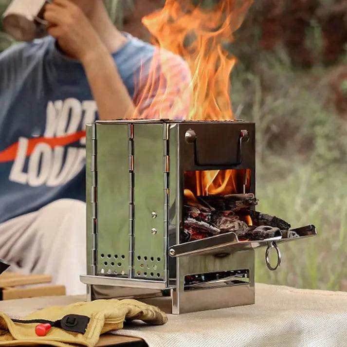 Portable Stainless Steel Camping Stove – Your Ideal Outdoor Cooking Solution