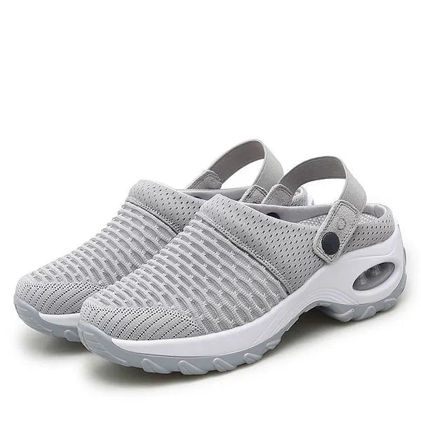 Women's Orthopedic Mesh Clogs | Air Cushion Comfort | Non-Slip Slippers