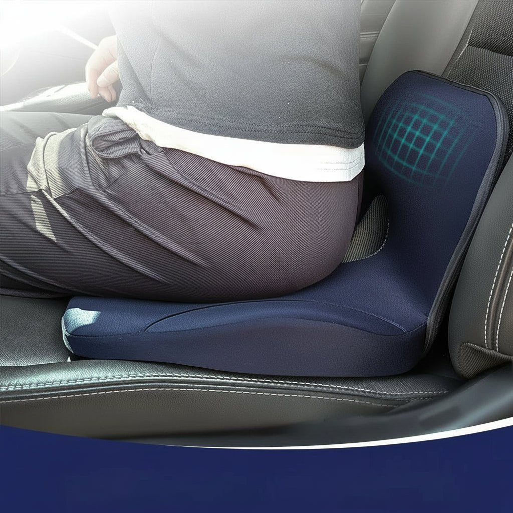 L-Shaped Memory Foam Pillow for Hips and Waist | Non-Slip Design
