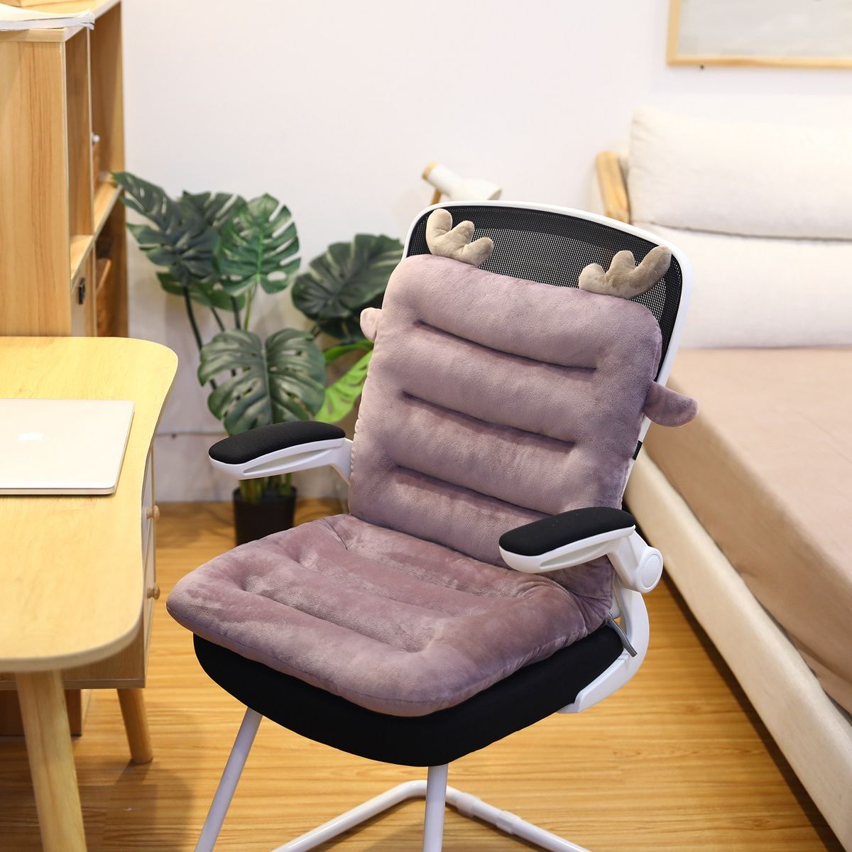 ComfortEase Orthopedic Cushion, Cotton, 100x45cm, Anti-Slip Base