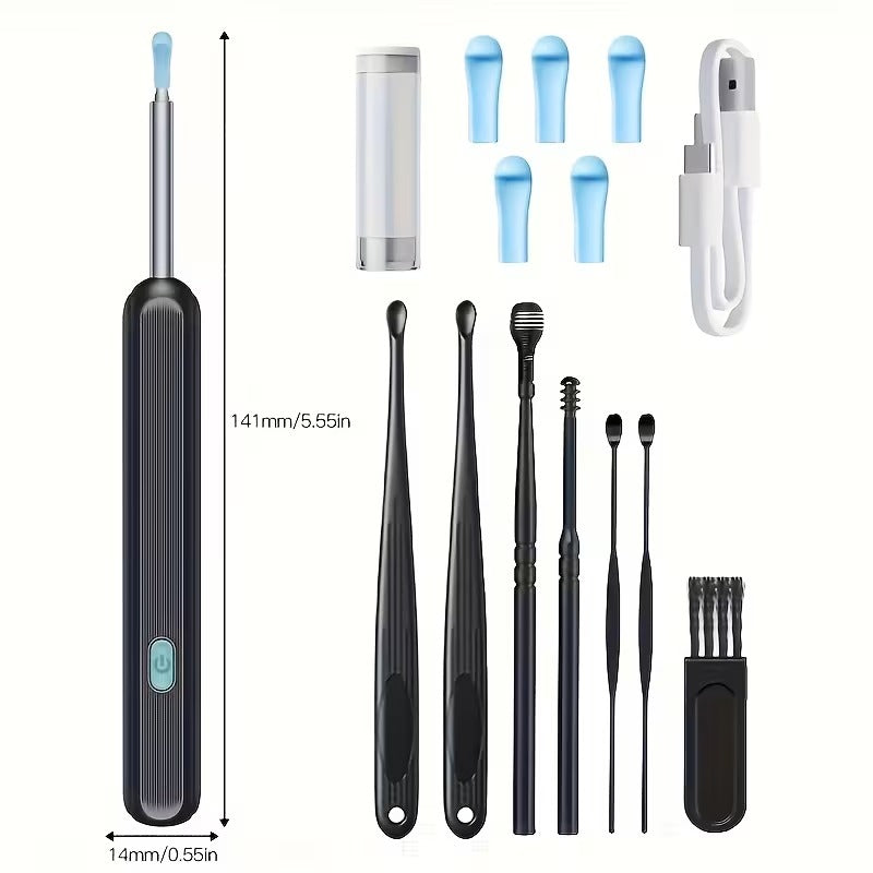 Otoscope with Camera | Ear Cleaner | Live View on Smartphone