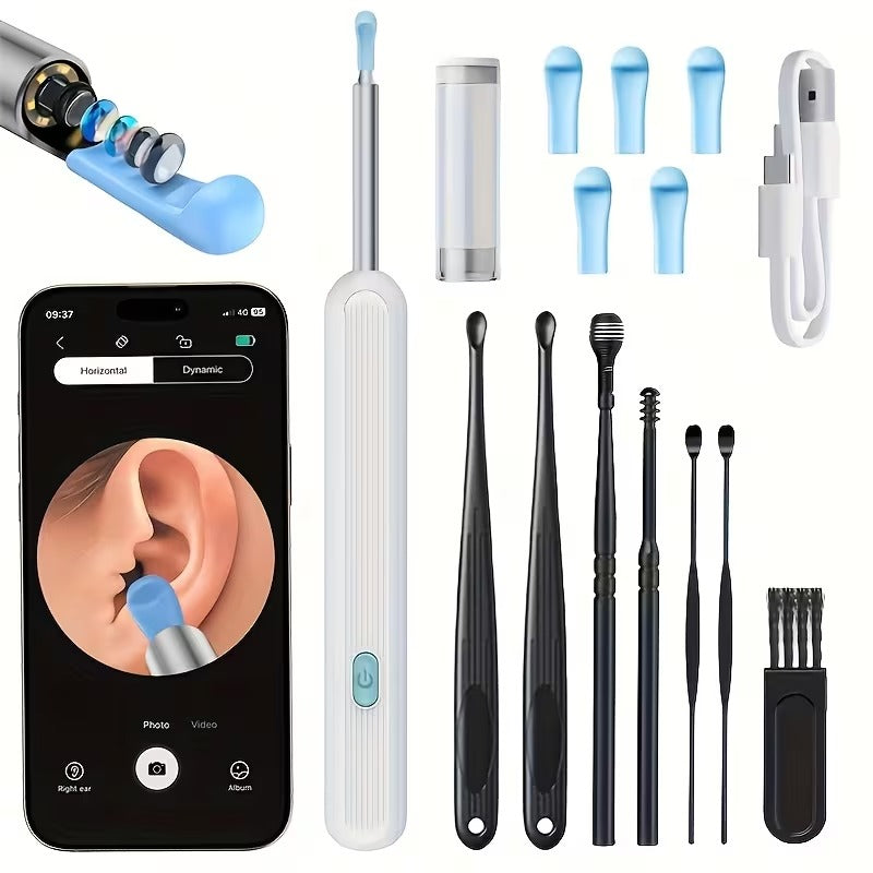 Otoscope with Camera | Ear Cleaner | Live View on Smartphone