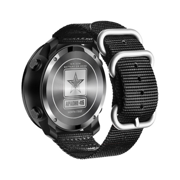 Adventure-Ready Waterproof Sports Watch with Altimeter & Compass