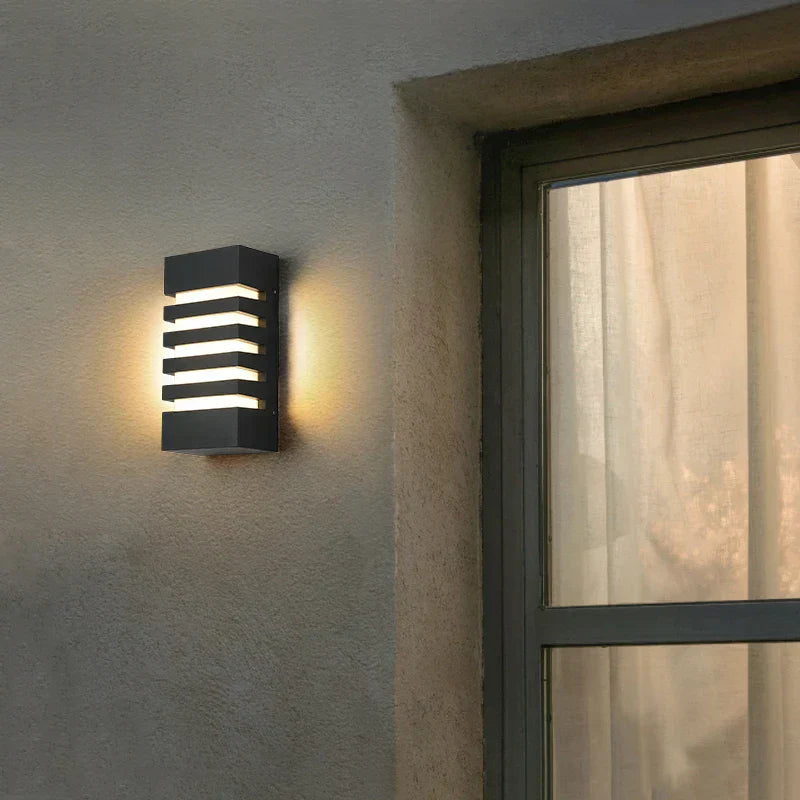 Compact Outdoor LED Wall Light - 12W Weather-Resistant Design