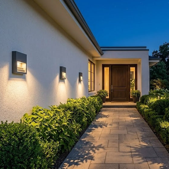 Durable Outdoor LED Wall Sconce with Waterproof Design