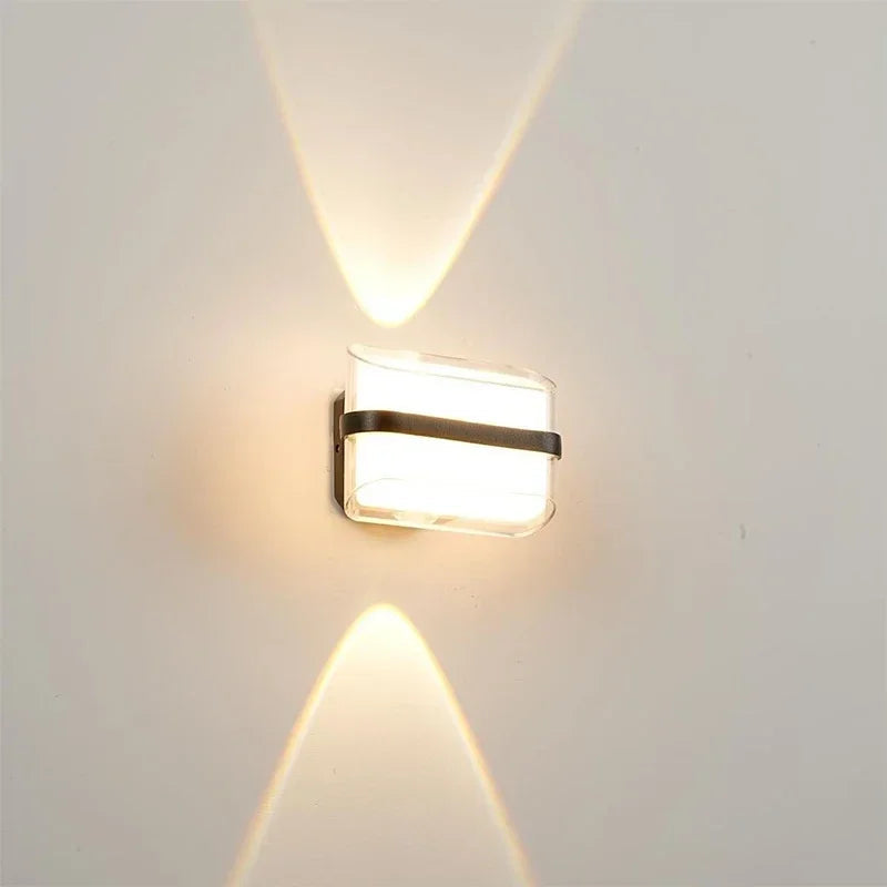 Stylish Round LED Outdoor Wall Fixture - Weatherproof Design