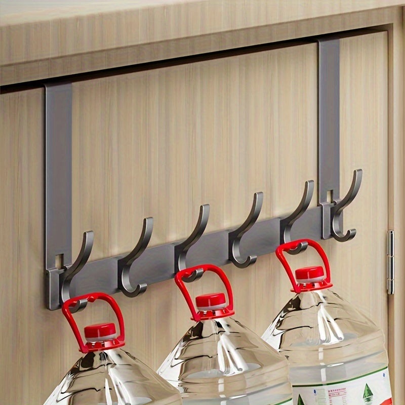 Space-Saving Over-Door Hook Organizer for Coats and More