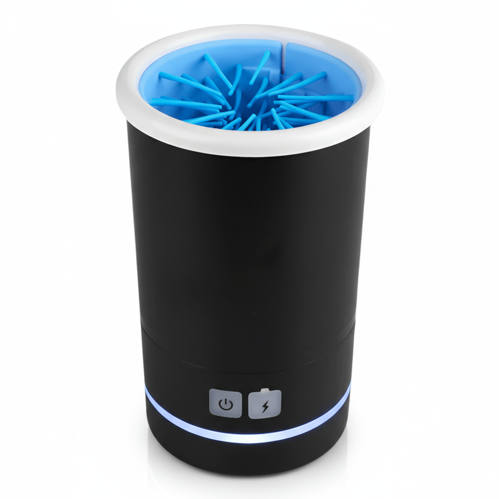 Pet Paw Hygiene System with Soft Cleaning Bristles