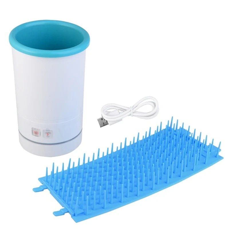 Pet Paw Hygiene System with Soft Cleaning Bristles