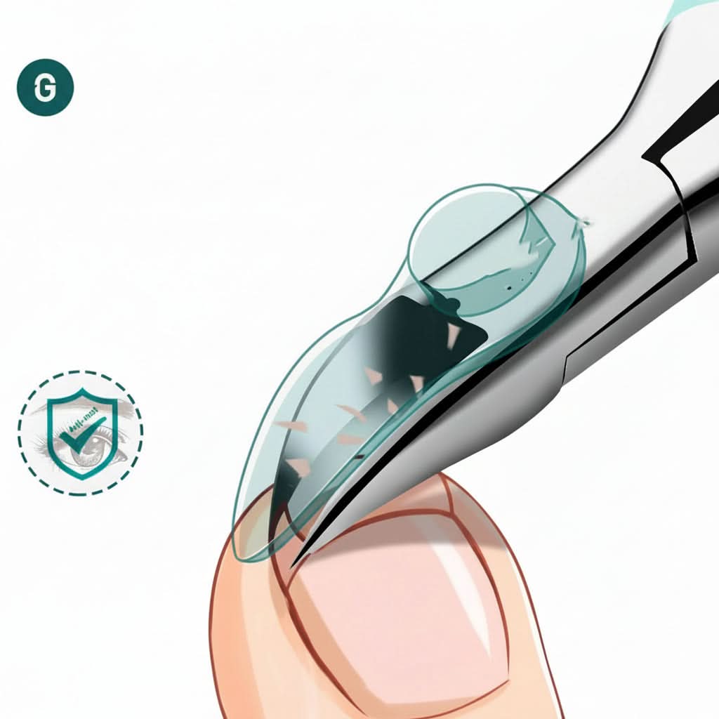 Ergonomic Toenail Clipper for Seniors - Precision Pedicure Tool