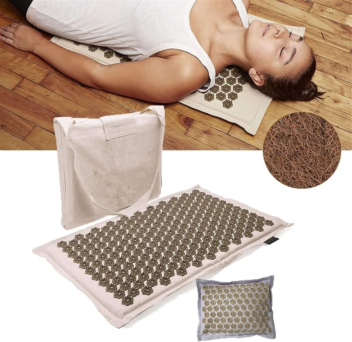 Natural Relaxation Acupressure Mat Made of Cotton
