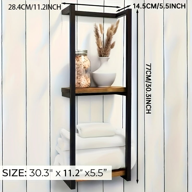 Sleek Stainless Steel Wall Towel Rack for Modern Bathrooms