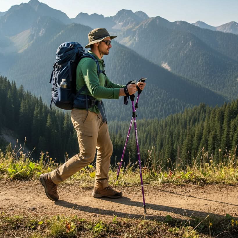 Lightweight Hiking and Walking Sticks – Adjustable Trekking Poles