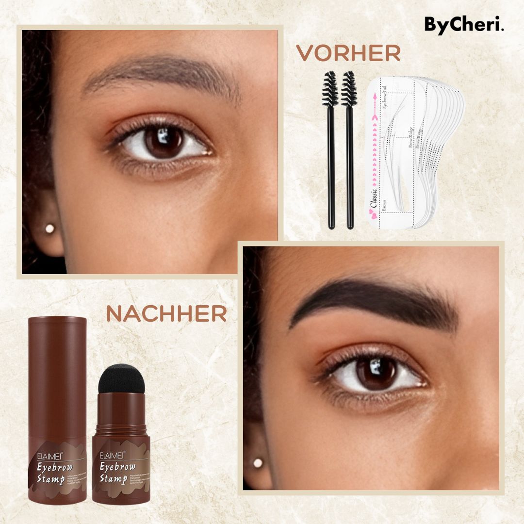 Eyebrow Stencil and Stamp Set for Perfect Shaping