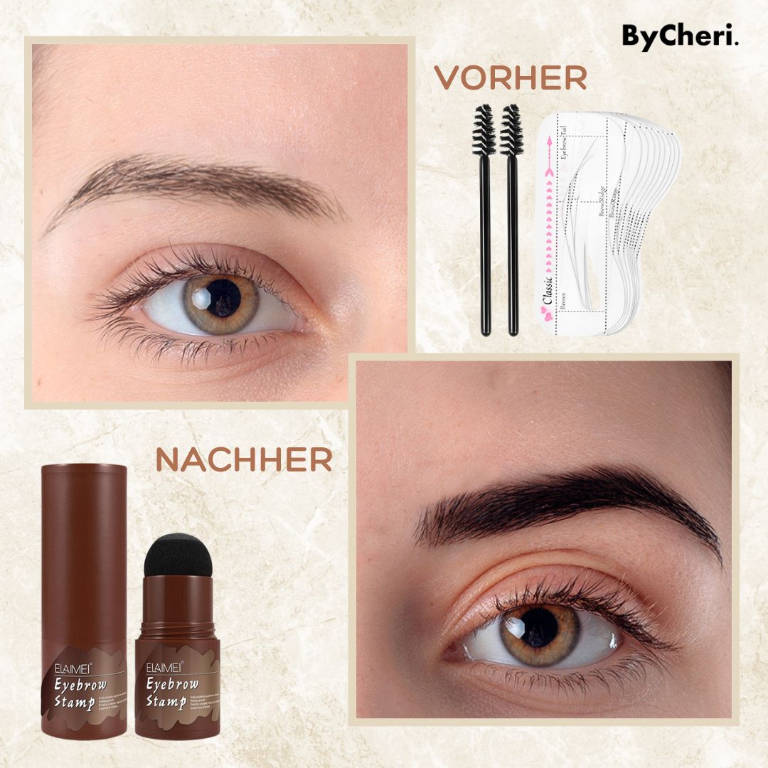 Eyebrow Stencil and Stamp Set for Perfect Shaping