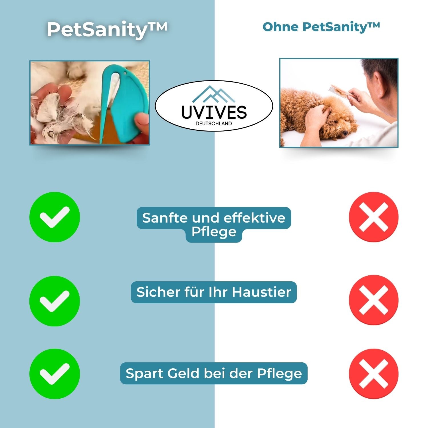 Flea Remover for Cats and Dogs - Pet Care Solution
