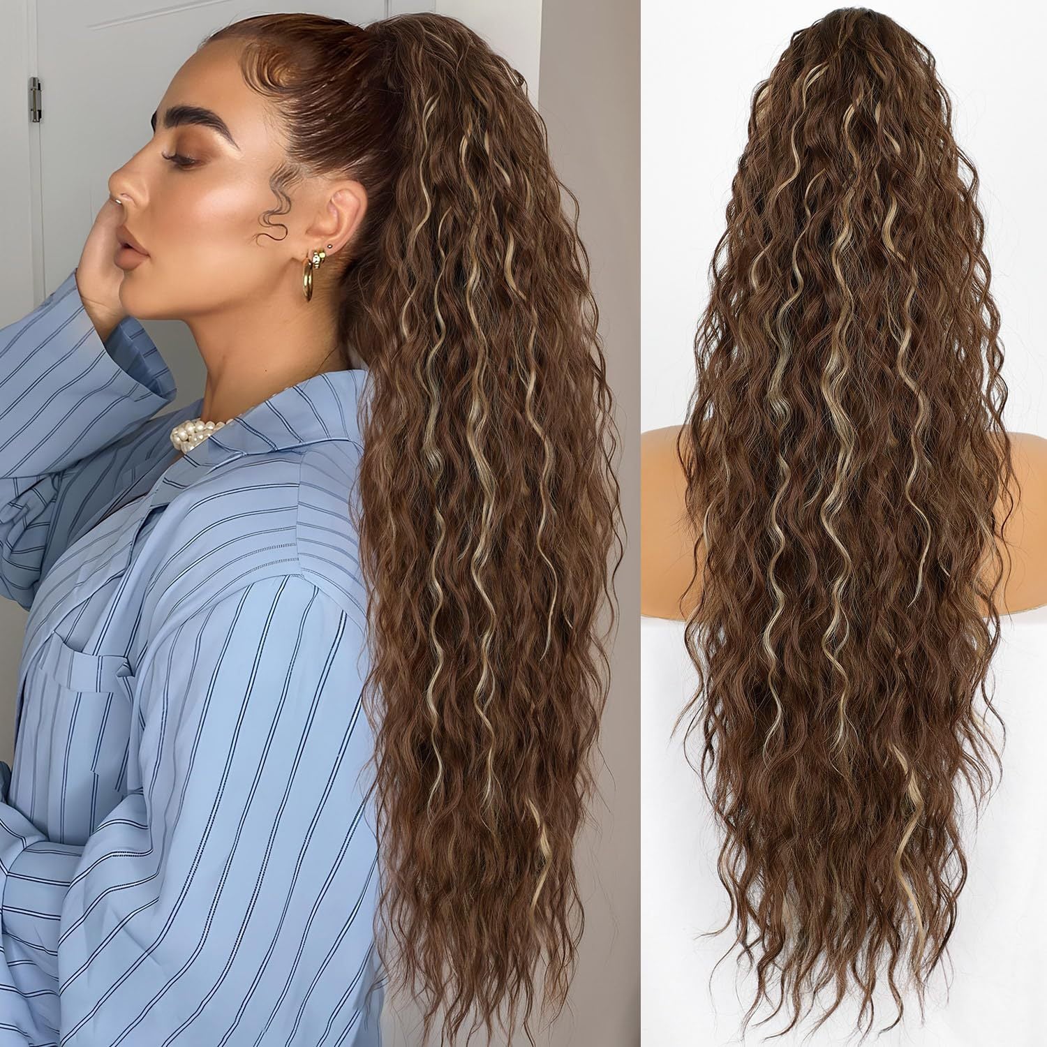 Clip-in Ponytail Extension | Instant Volume Effect | VoluStyle