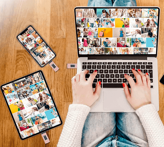 SnapVault Instant Photo Backup Drive for All Devices