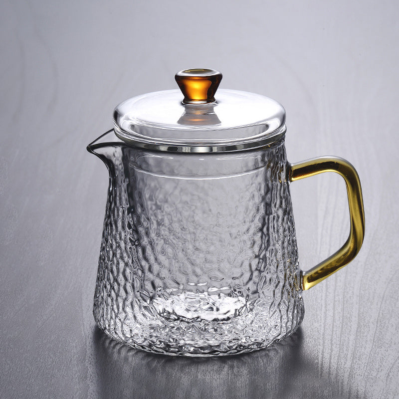 Elegant Crystal Tea Infuser with Golden Accents
