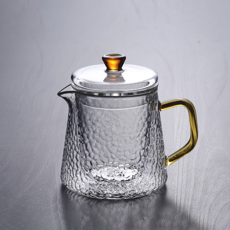 Elegant Crystal Tea Infuser with Golden Accents