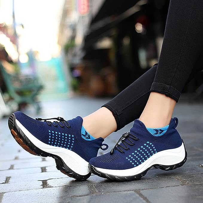 Orthopedic Shoe for Plantar Fasciitis Relief | Wide Toe Box Mesh | Non-Slip Hallux