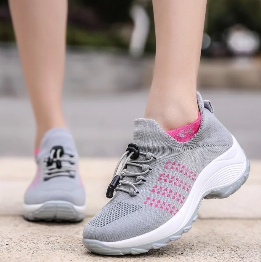 Orthopedic Shoe for Plantar Fasciitis Relief | Wide Toe Box Mesh | Non-Slip Hallux