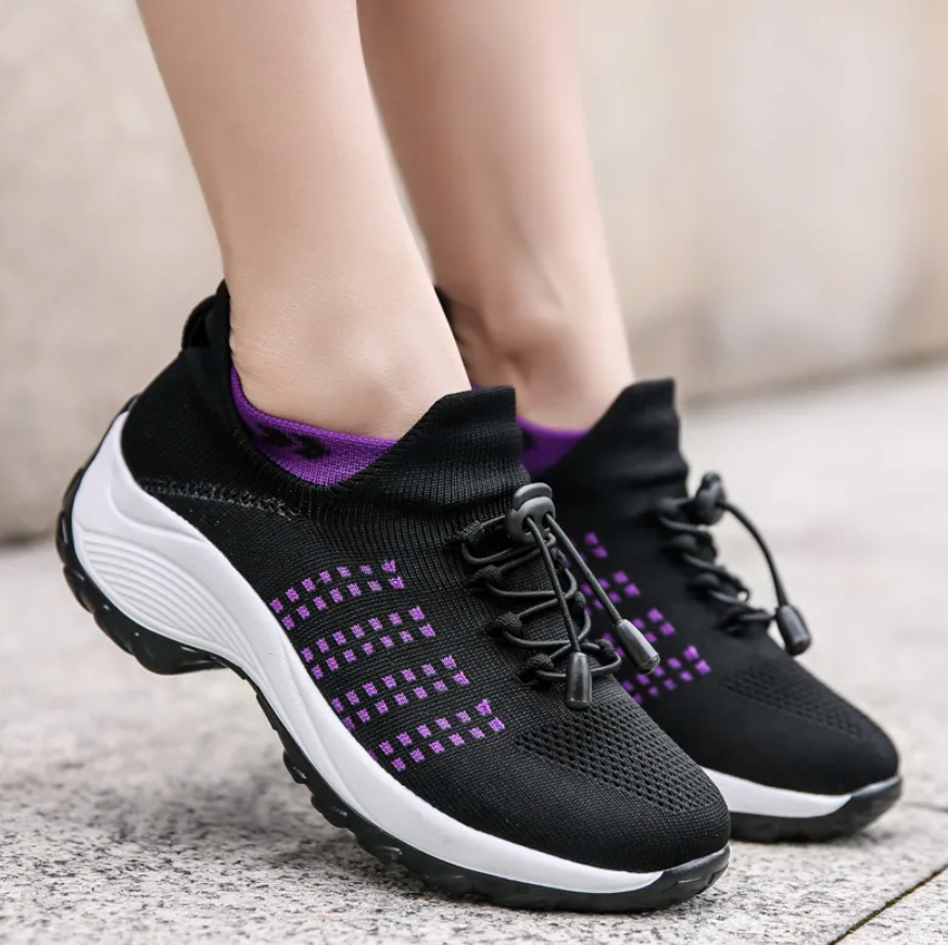 Orthopedic Shoe for Plantar Fasciitis Relief | Wide Toe Box Mesh | Non-Slip Hallux