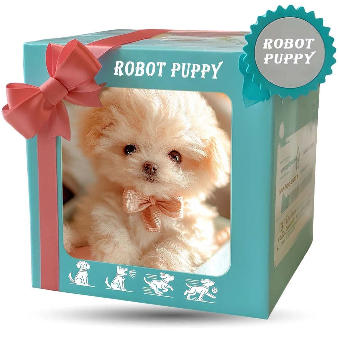 CuddlePaw - Touch-Responsive Interactive Plush Dog Toy