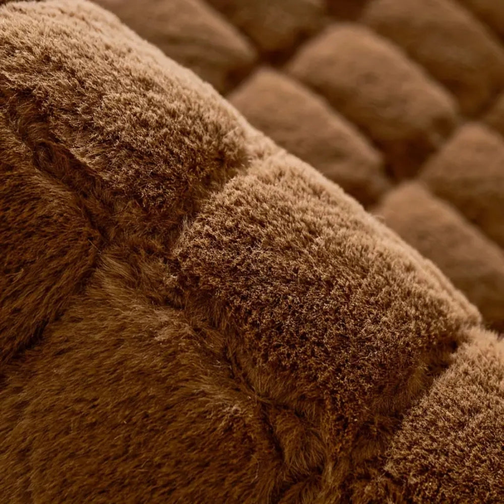 Luxurious Microfiber Sofa Protector with Non-Slip Design
