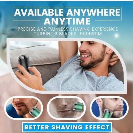 Portable Electric Shaver - Washable Pocket Size Grooming Tool