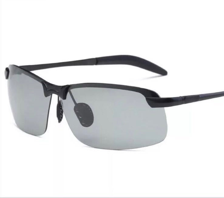 Photochromic Sports Sunglasses with UV400 Protection – Half Frame