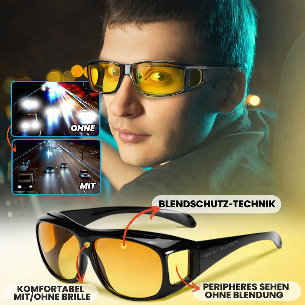 Polarized Glasses | Contrast Lenses for Reduced Glare | Improved Night Vision