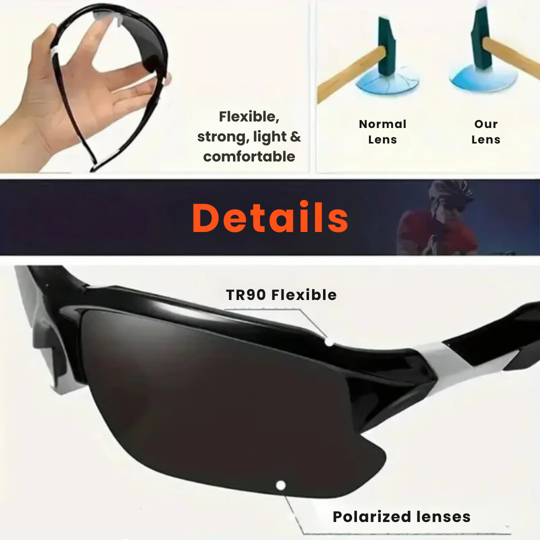 Impact-Resistant Active Sunglasses – Clarity for Every Adventure