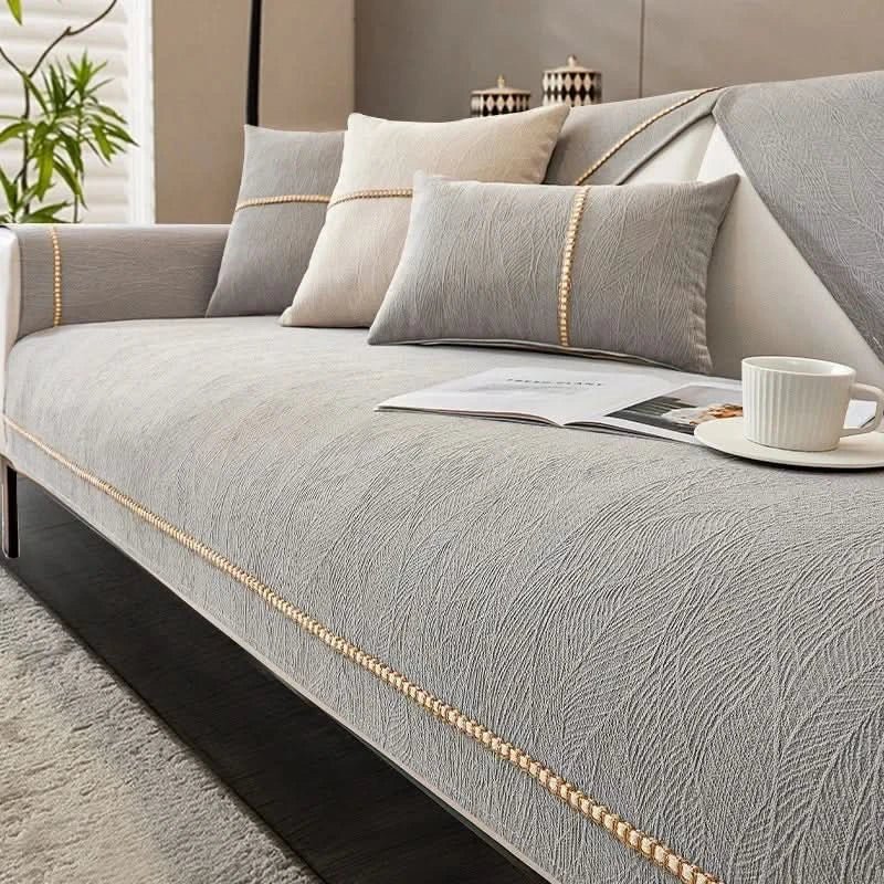 All-Weather Protective Sofa Cover with Anti-Slip Features