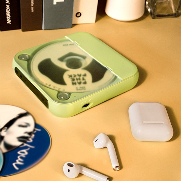 SoundWave Go Portable CD Player with Rechargeable Battery
