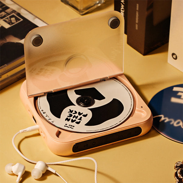 SoundWave Go Portable CD Player with Rechargeable Battery