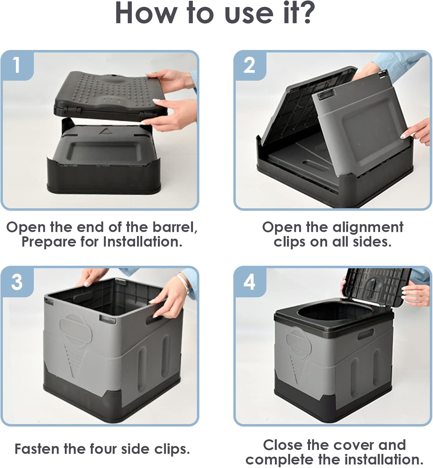 Compact Travel Toilet – Perfect for Camping and Outdoor Events