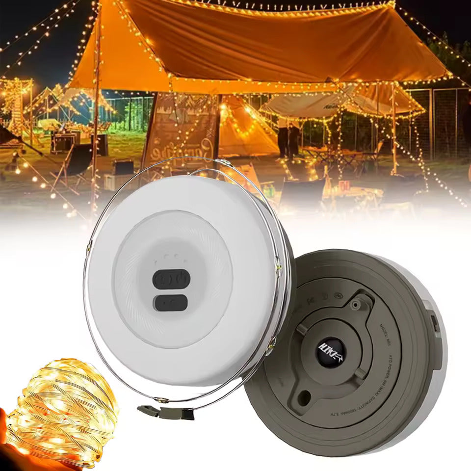 Versatile USB Rechargeable Outdoor String Lights - 10m Waterproof
