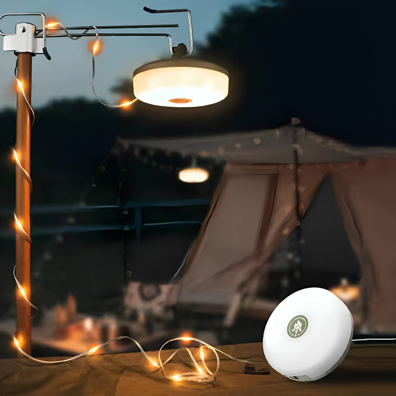 Versatile USB Rechargeable Outdoor String Lights - 10m Waterproof