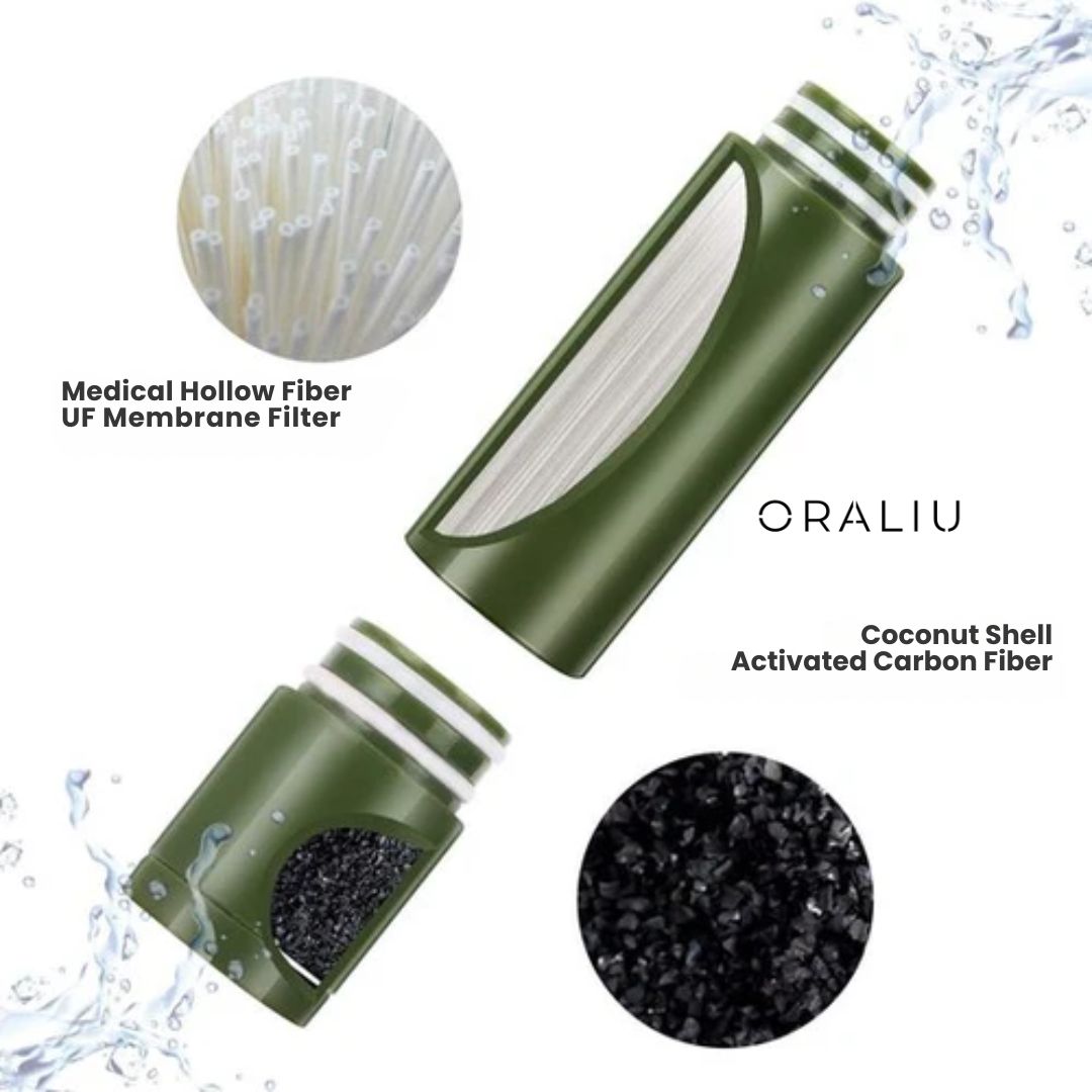 Compact Water Purifier for Outdoor Adventures and Emergencies