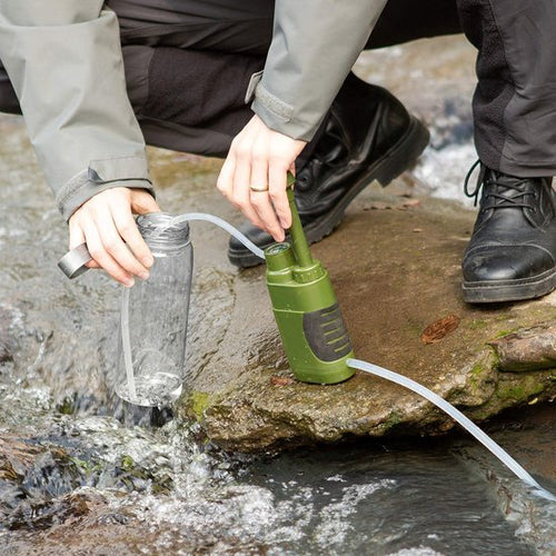 Compact Water Purifier for Outdoor Adventures and Emergencies