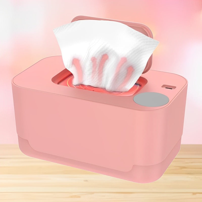 Portable Wipe Warmer with USB Power for Up to 80 Wipes