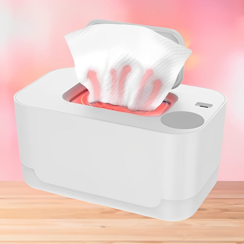 Portable Wipe Warmer with USB Power for Up to 80 Wipes