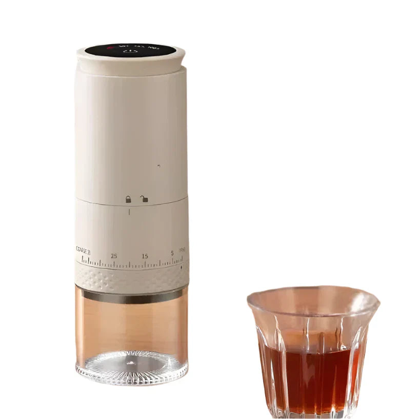 Portable Rechargeable Coffee Grinder with Adjustable Settings