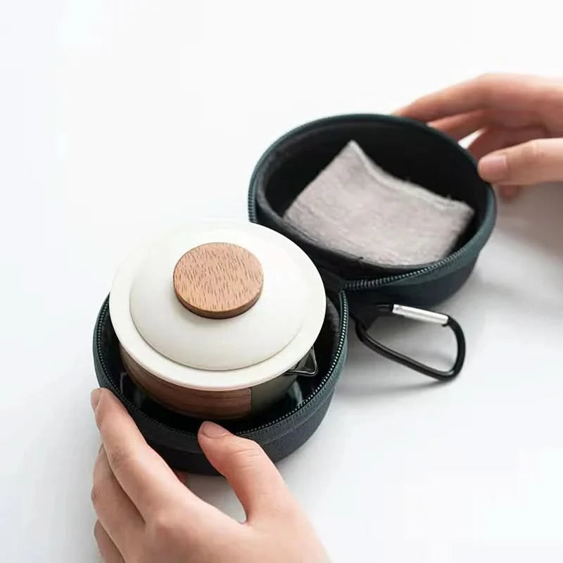 Travel-Friendly Tea Set with Teapot and Cups for Any Occasion