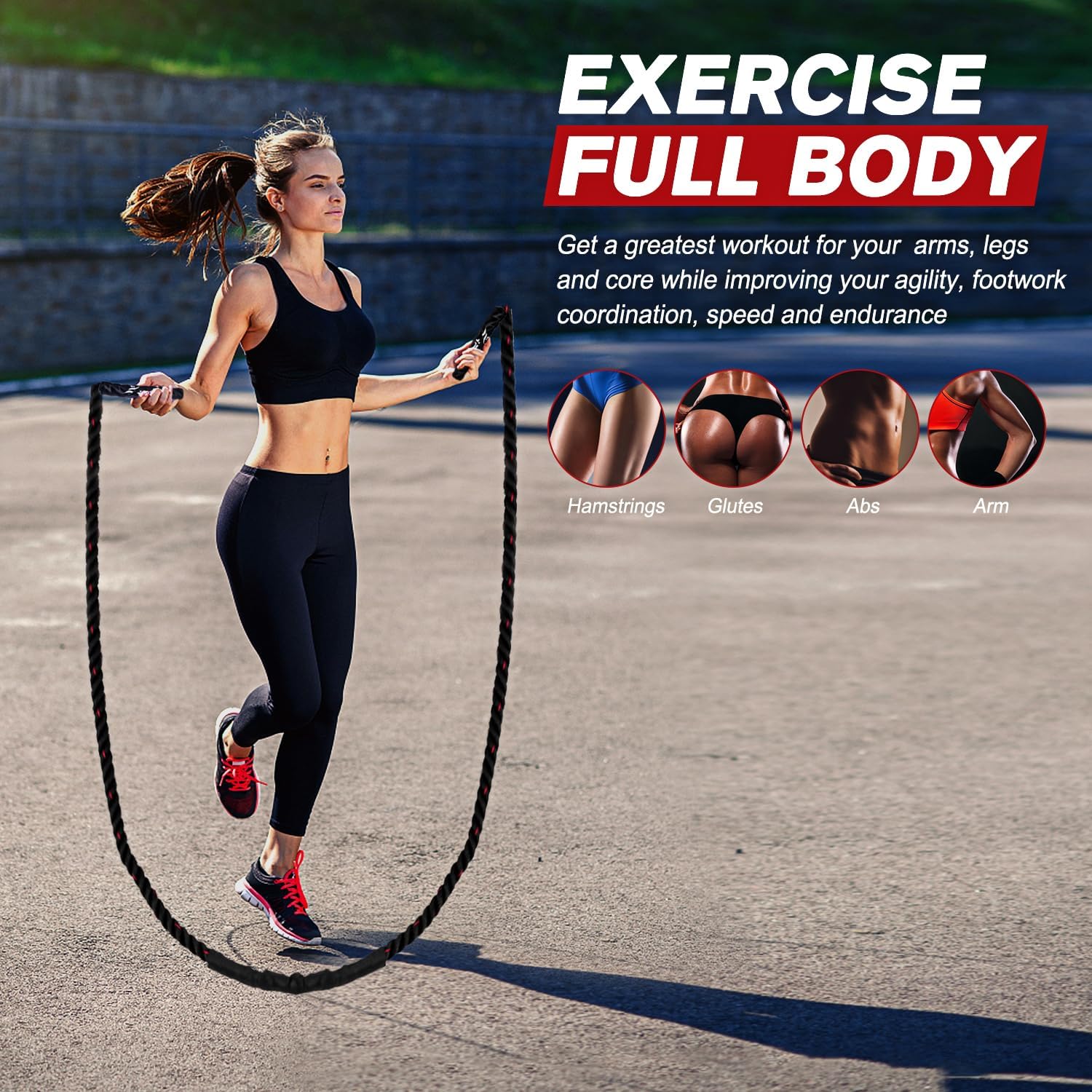 Elevate Your Fitness with the ProFlex Adjustable Weighted Jump Rope