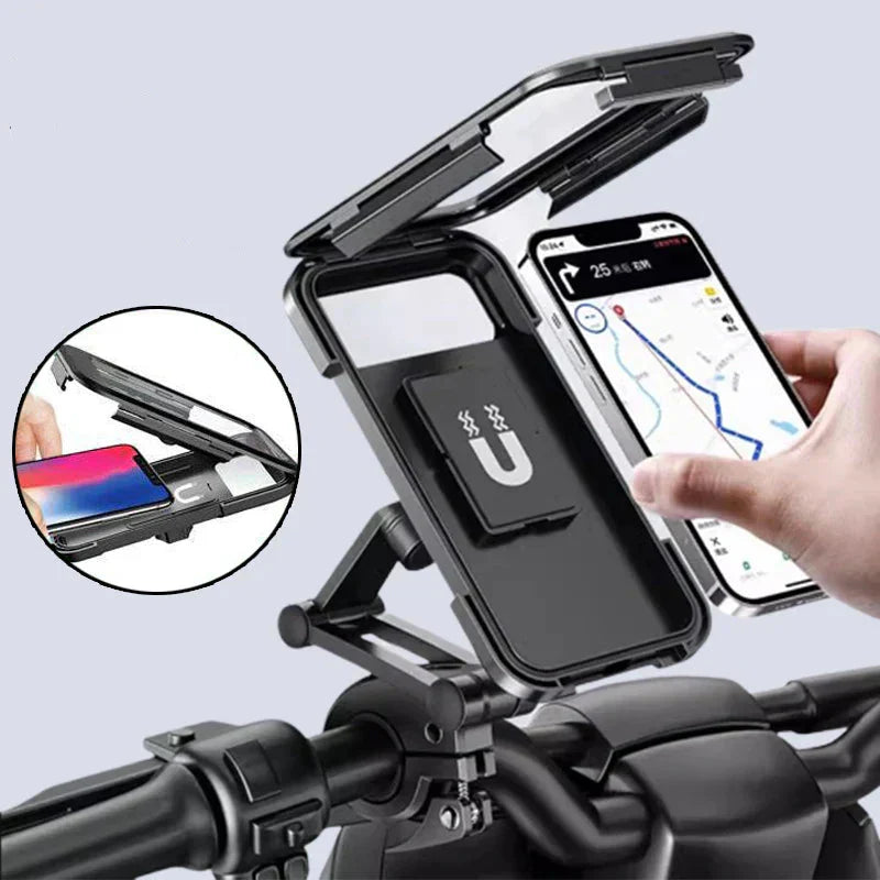 Universal Waterproof Touchscreen Bike Mount for Power Banks