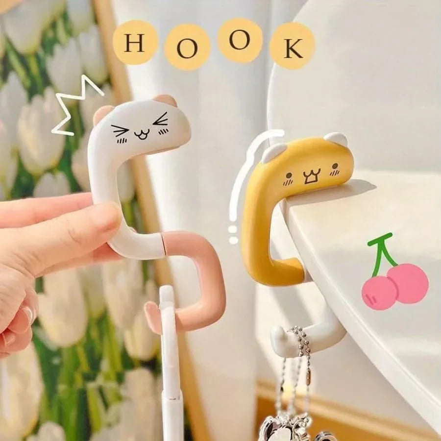 Pink Handbag Hook for Tables and Desks – Practical Accessory