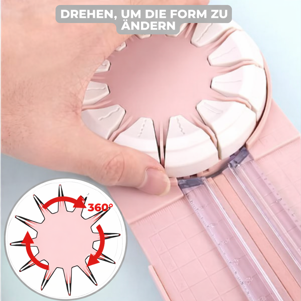 12-in-1 Cutting System | Ergonomic Precision Cutter | Non-Slip Design