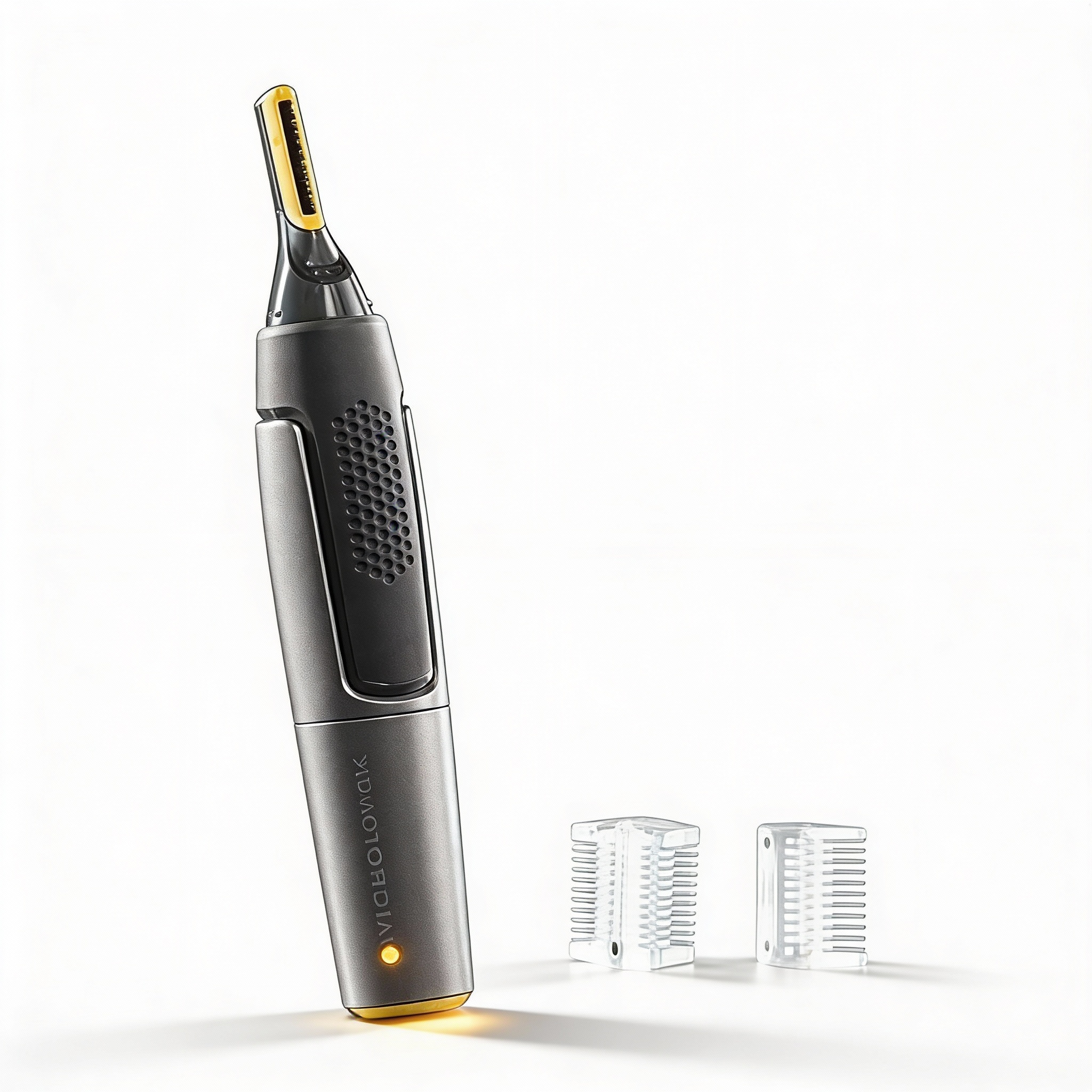 Precision Trimmer with LED Light & Titanium Coated Stainless Steel Blade